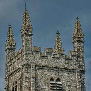 Church Exterior West Tower Pinnacle Stonework Granite 15th Century Medieval Lydford Church Exterior West Tower Pinnacle Stonework Granite 15th Century Medieval Lydford