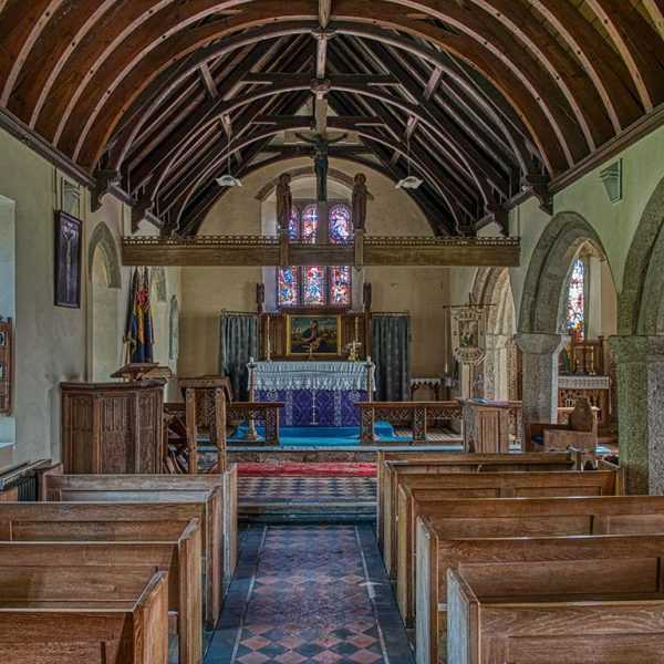 Belstone St Mary The Virgin Interior Chancel Nave
