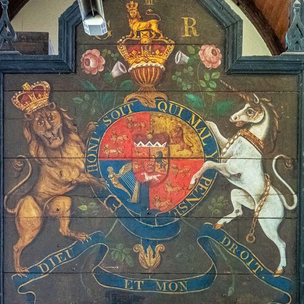 Inwardleigh St Petrocs Painted Plaque Inwardleigh St Petrocs Painted Plaque