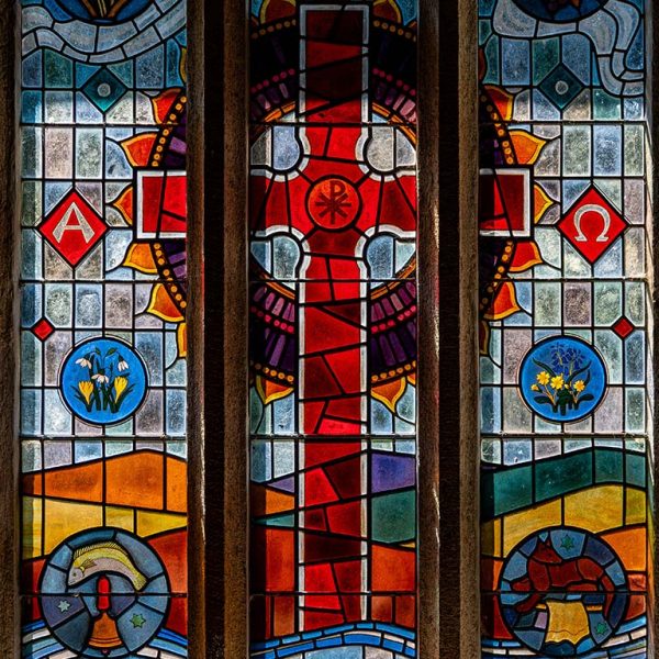 Inwardleigh St Petrocs Stained Glass Window 1